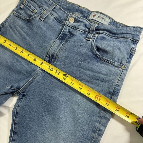 AG ADRIANO GOLDSCHMIED Farrah Skinny Ankle Fray Hem High Waist Ankle Jeans 31 R - Picture 10 of 15